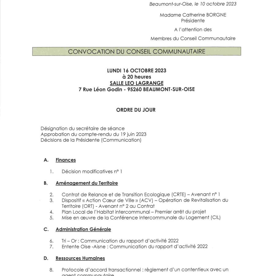convocation-odj-16-10-2023